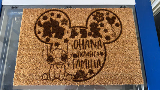 Paillasson Ohana signifie famille