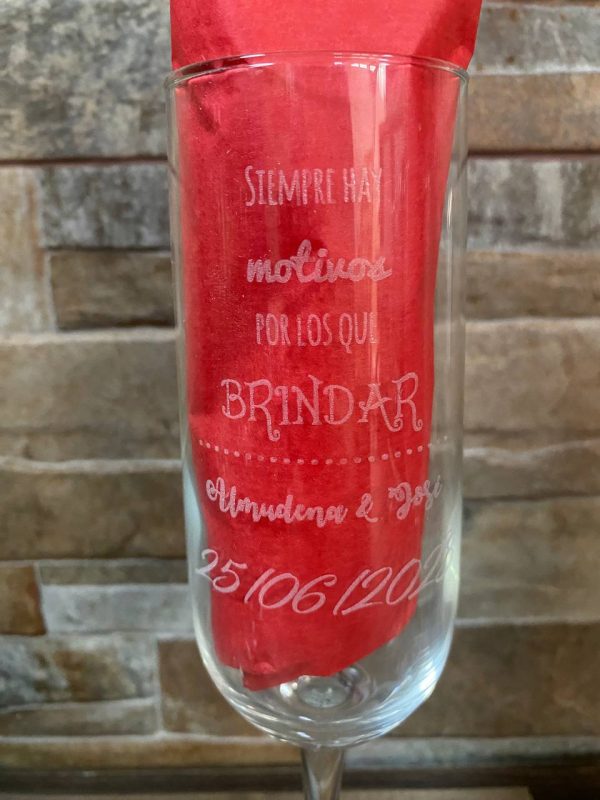 Flûtes à Champagne Personnalisées — Pack Cadeau Mariage