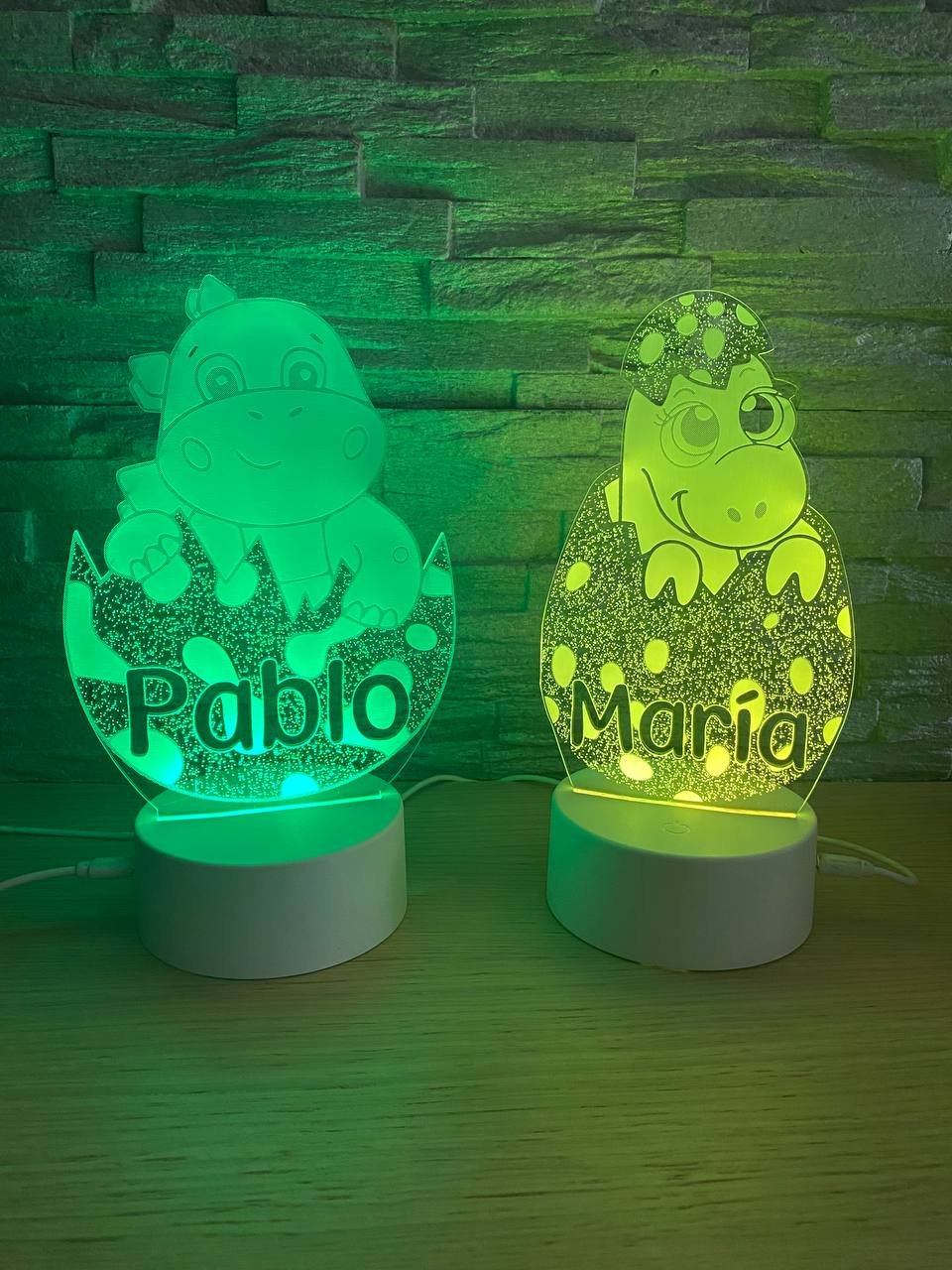Lampe enfant bébé dinosaure – vue 2