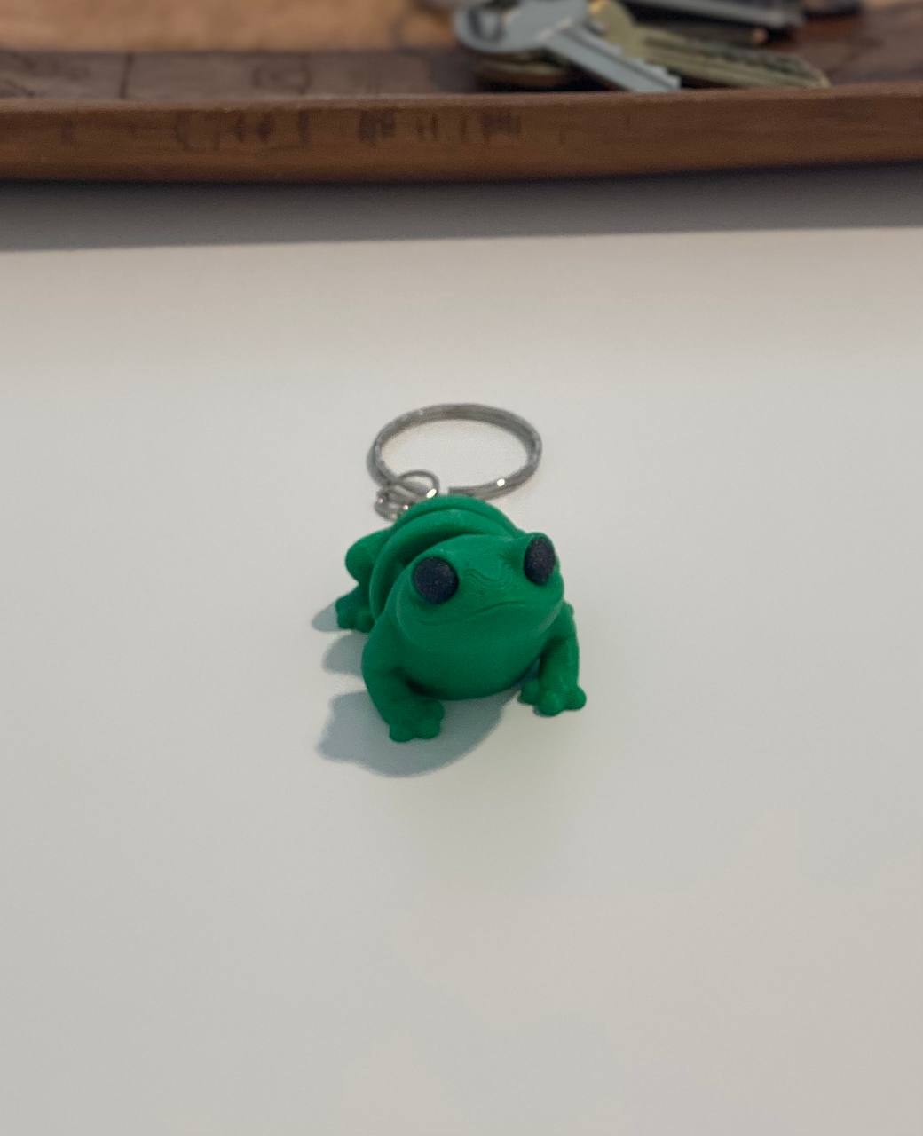 Porte-clés grenouille