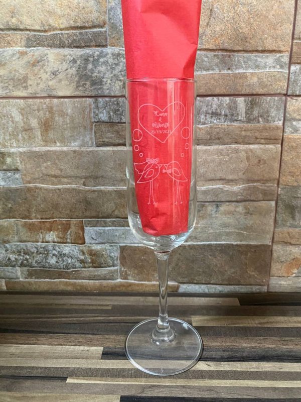 Flûtes à Champagne Personnalisées — Pack Cadeau Mariage
