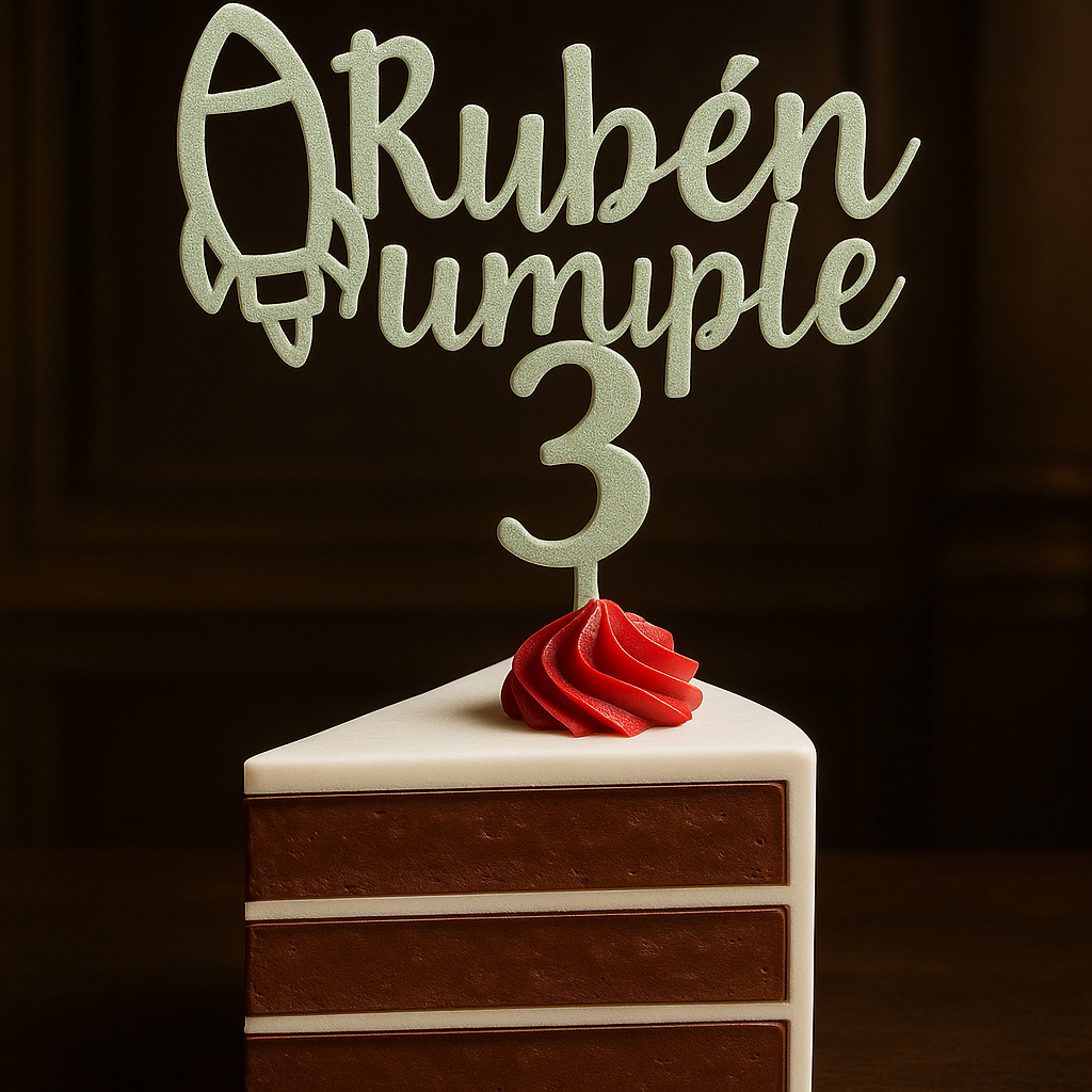 Cake topper personnalisé – vue 4