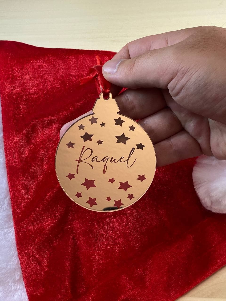 Boules de Noël en acrylique effet miroir – vue 5