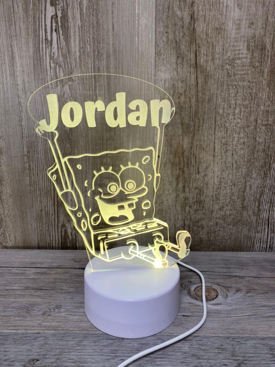 Lampe LED Bob l'éponge
