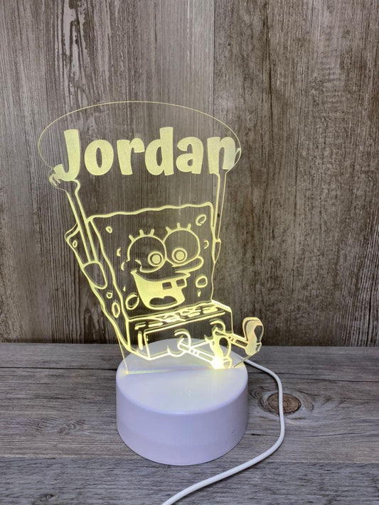 Lampe LED Bob l'éponge