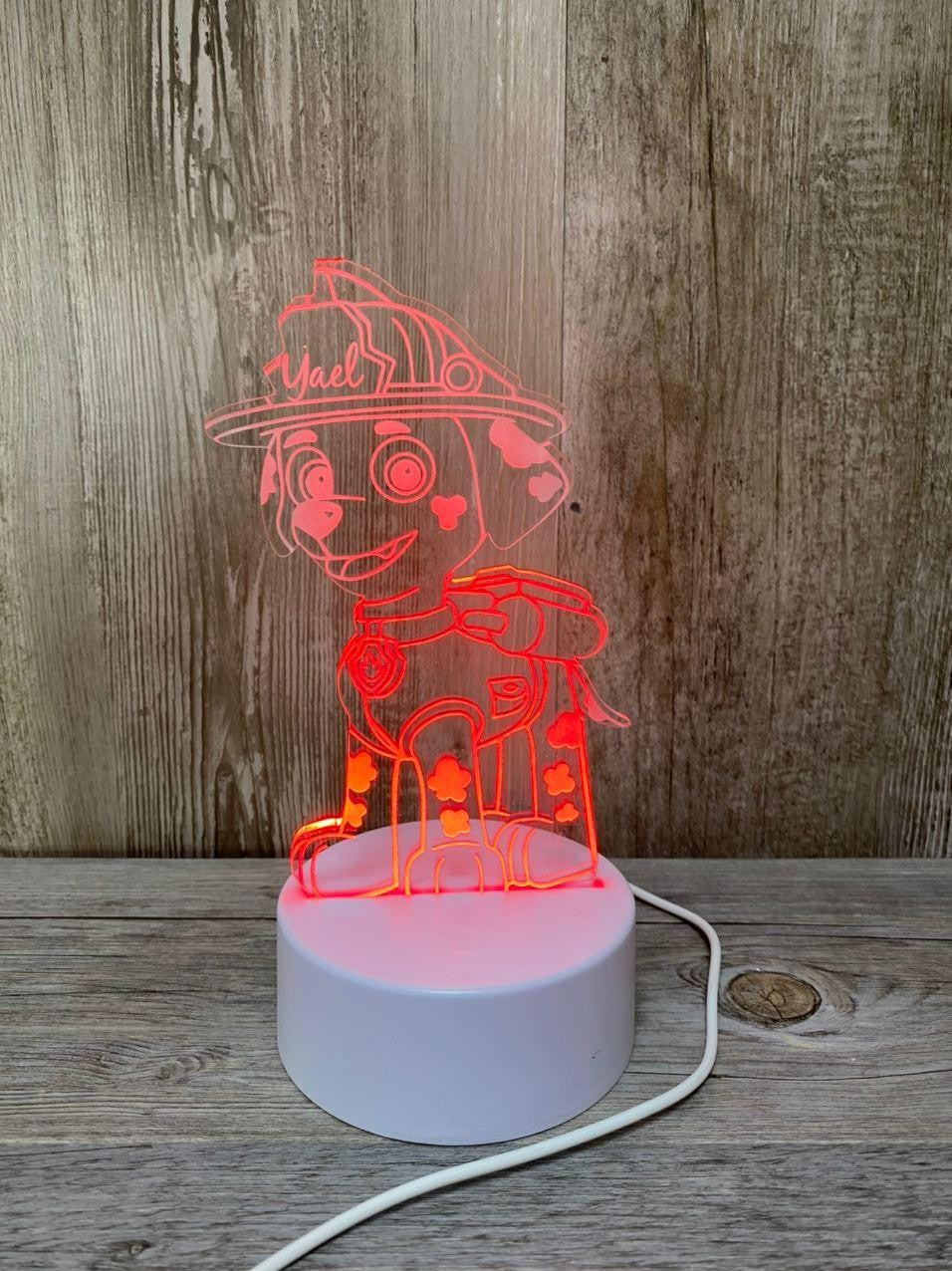 Lampe LED Pompier Pat' Patrouille