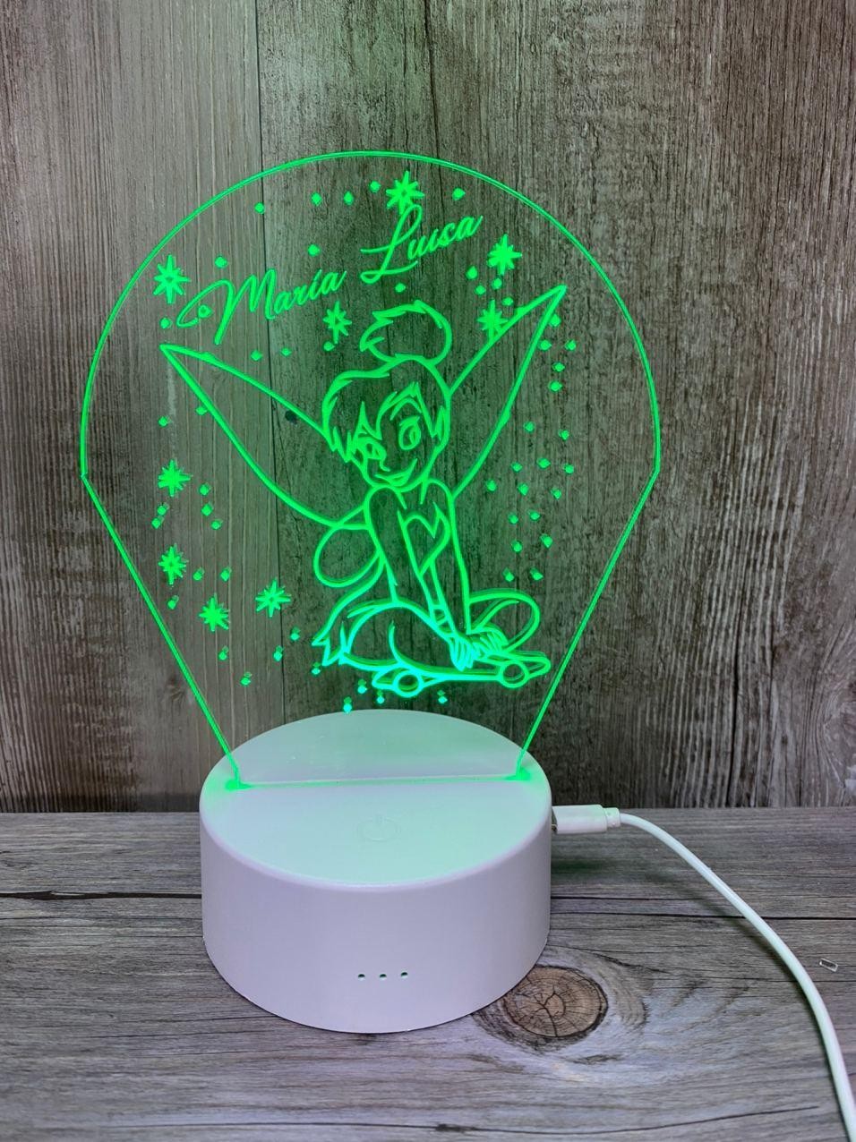 Lampe LED Fée Clochette