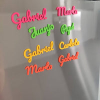 Marque-places Mariage Couleurs Néon Personnalisés