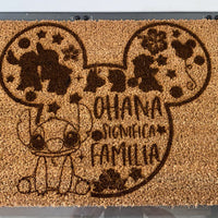 Paillasson Ohana signifie famille – vue 2