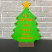 Sapin de Noël en couleur personnalisé – vue 2