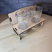 Banc à shots pour couples