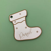 Boule de Noël chaussette de Noël