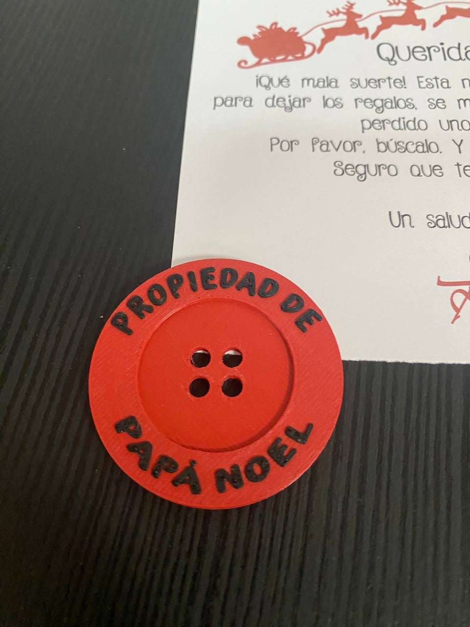 Bouton perdu du Père Noël – vue 4