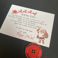 Bouton perdu du Père Noël