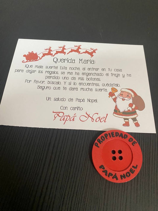 Bouton perdu du Père Noël