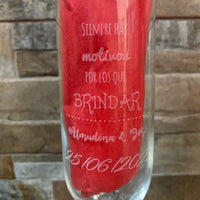 Flûtes à Champagne Personnalisées — Pack Cadeau Mariage