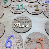 Cartes étapes bébé – vue 2