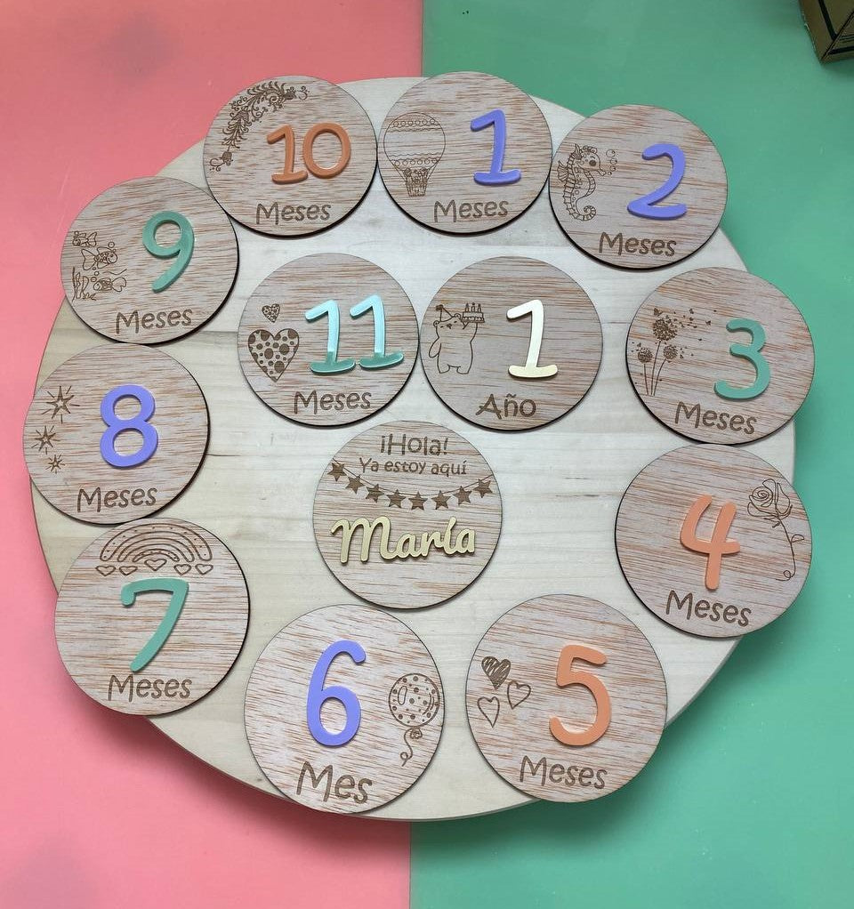 Cartes étapes bébé