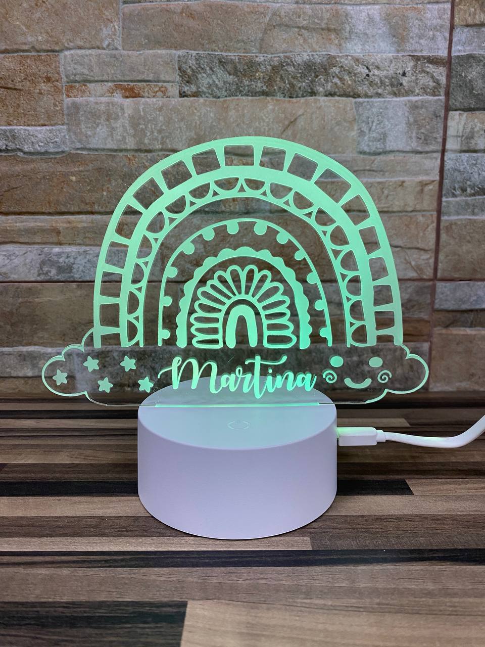 Lampe enfant arc-en-ciel – vue 4