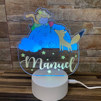 Lampe en couleur Le Petit Prince – vue 2