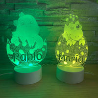 Lampe enfant bébé dinosaure – vue 2
