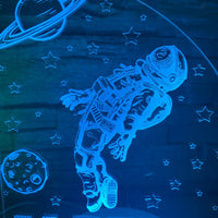 Lampe espace avec fusée ou astronaute – vue 4