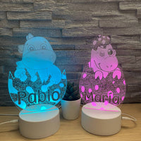 Lampe enfant bébé dinosaure