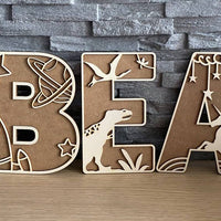 Lettres à thème pour décoration murale