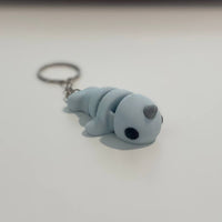 Porte-clés narval, la licorne des mers