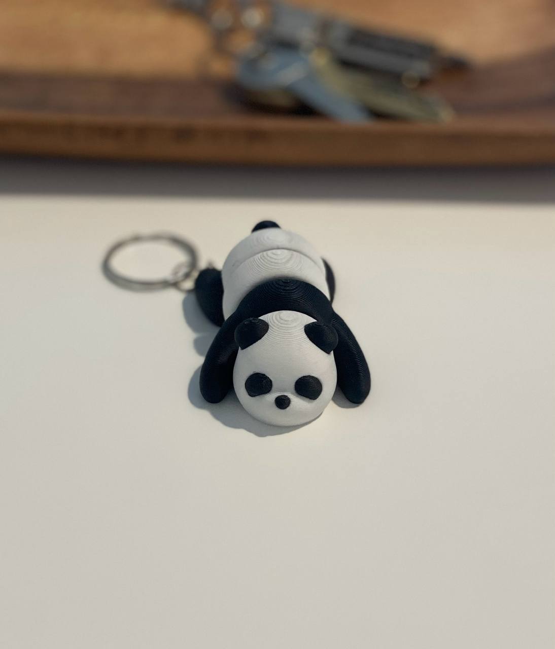 Porte-clés panda – vue 3