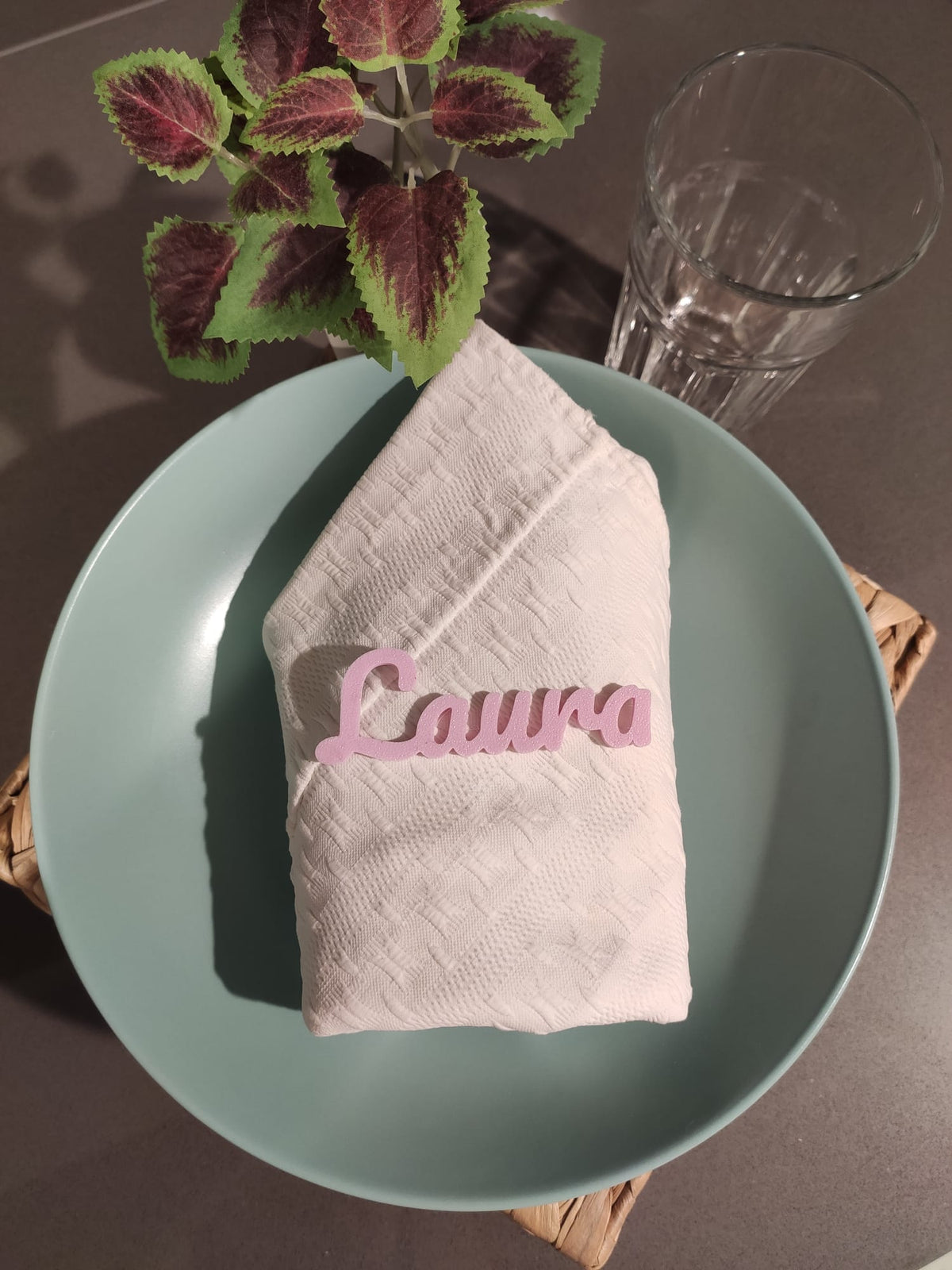 Marque-places mariage couleurs pastel – vue 2