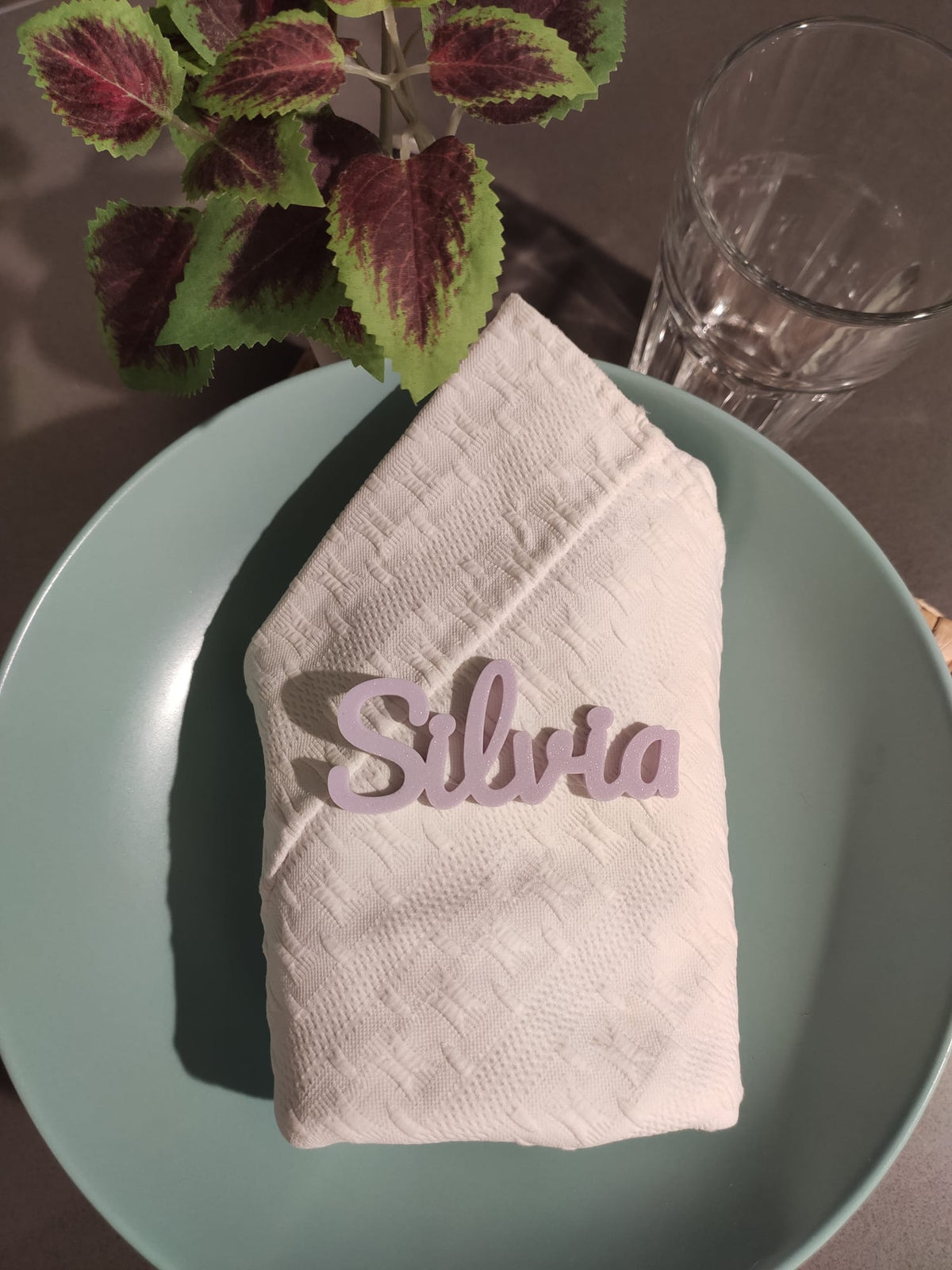 Marque-places mariage couleurs pastel – vue 3