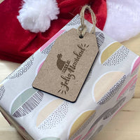 Étiquette cadeau modèle Joyeux Noël