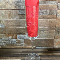 Flûtes à Champagne Personnalisées — Pack Cadeau Mariage
