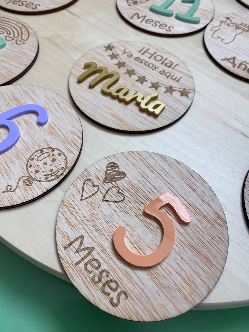 Cartes étapes bébé – vue 3