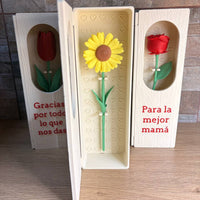 Fleur Éternelle Personnalisée — Coffret Cadeau Fête des Mères