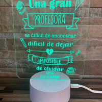 Lampe « Un super professeur »