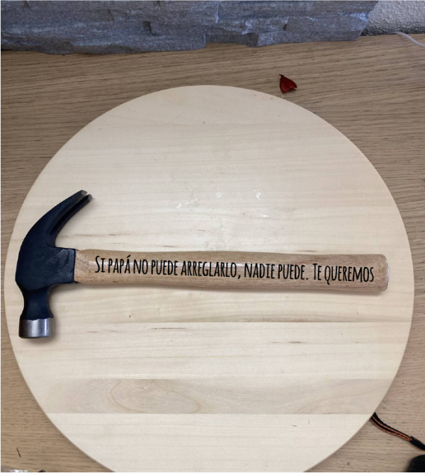 Marteau Gravé Personnalisé — Cadeau Fête des Pères