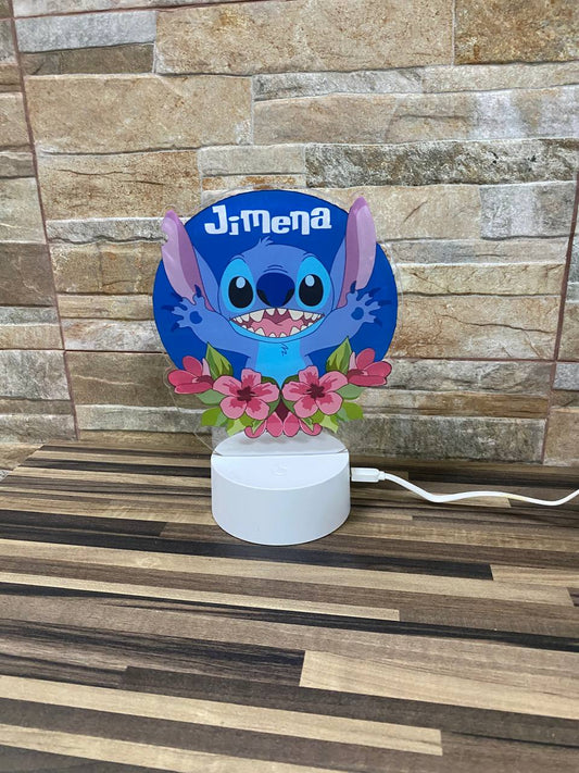 Lampe en couleur Stitch