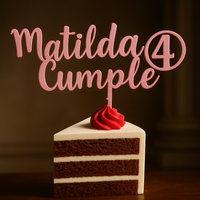 Cake topper personnalisé