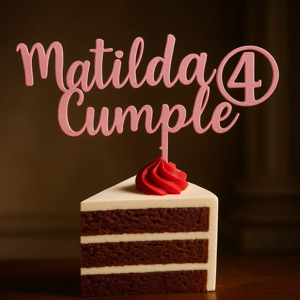 Cake topper personnalisé