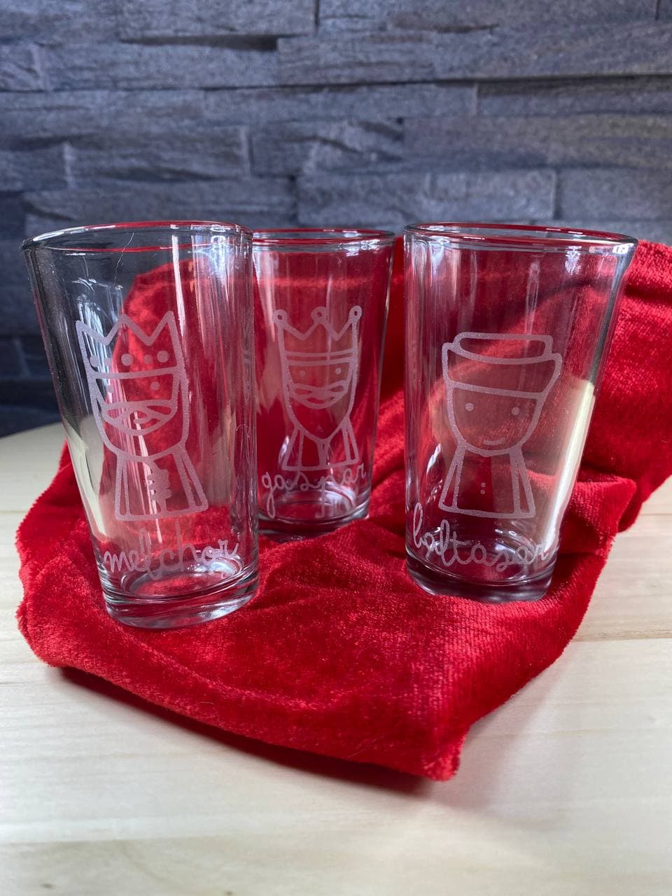 Set de verres pour les Rois Mages