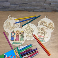 Décorations de Noël à colorier – vue 2