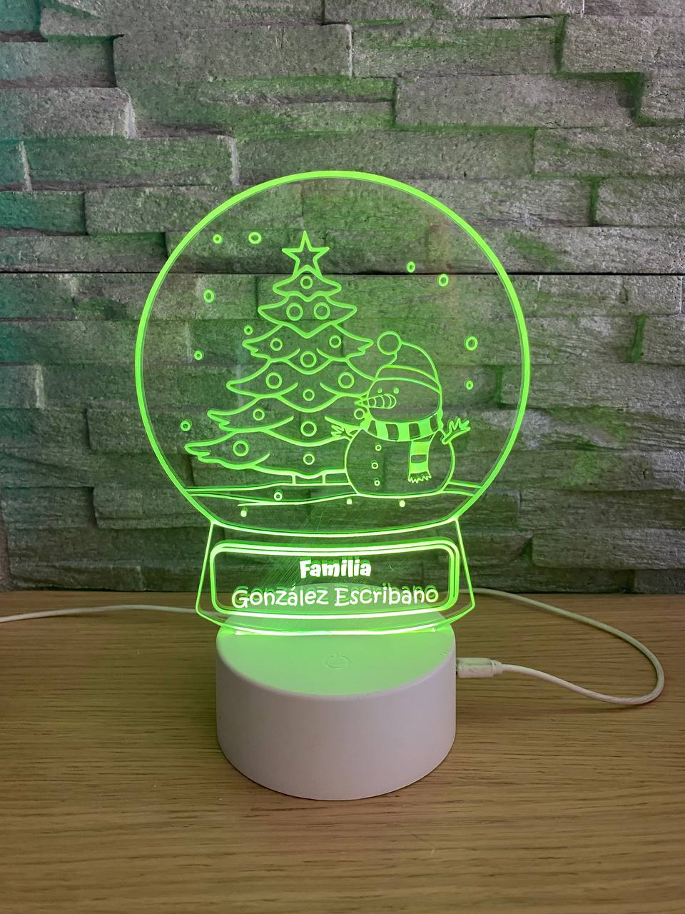 Lampe boule de Noël – vue 3