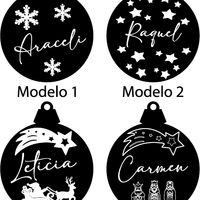Boules de Noël en acrylique effet miroir – vue 2