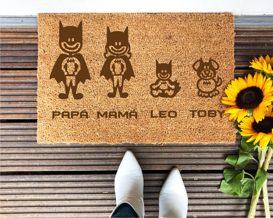Paillasson Famille Batman