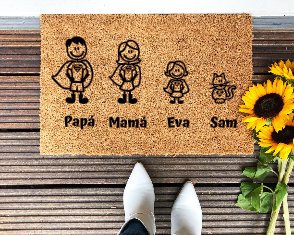Paillasson Famille Superman