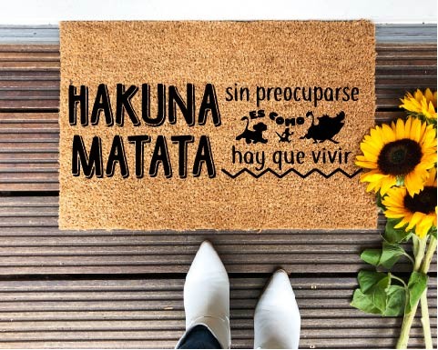 Paillasson Hakuna Matata sans soucis