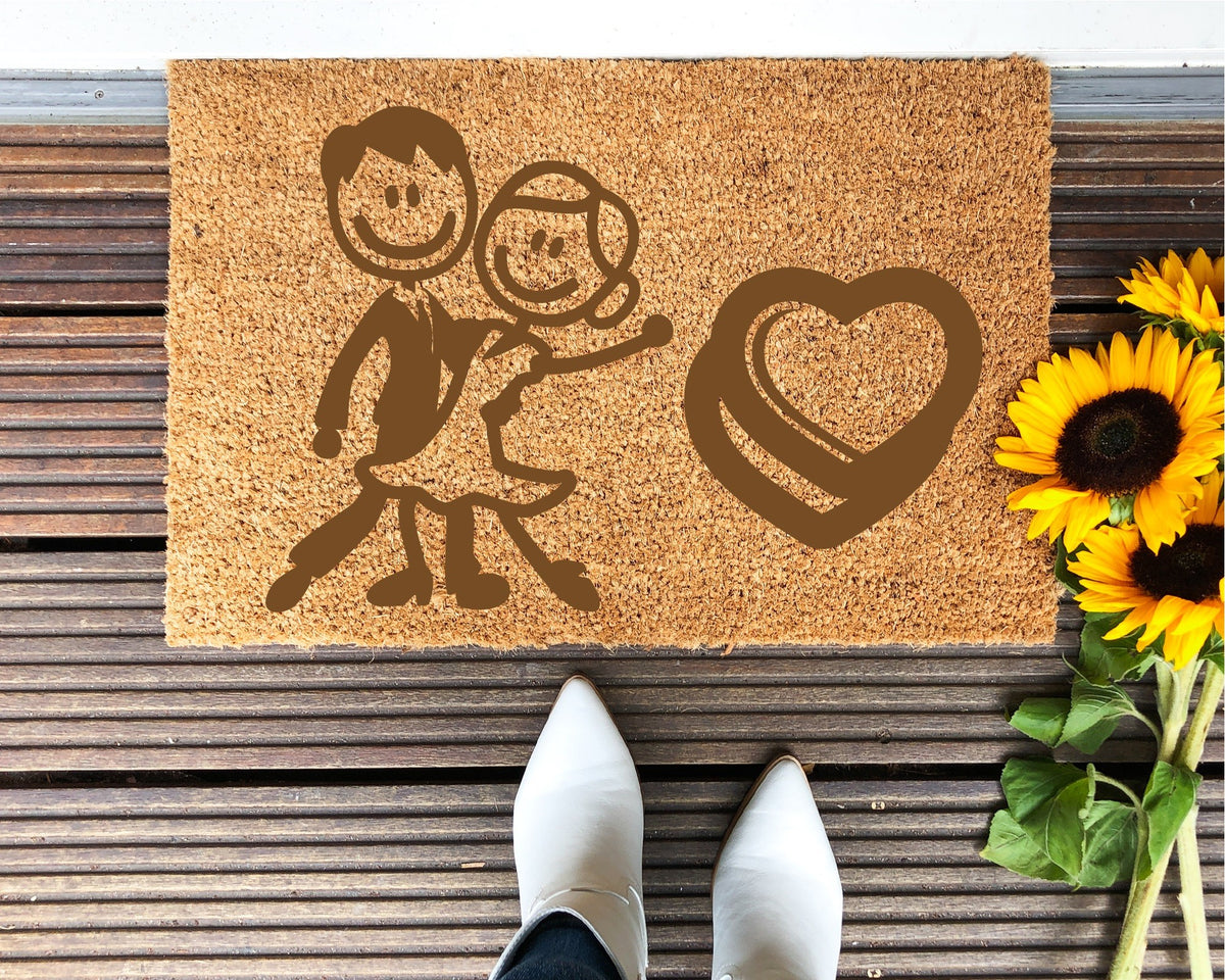 Paillasson Couple