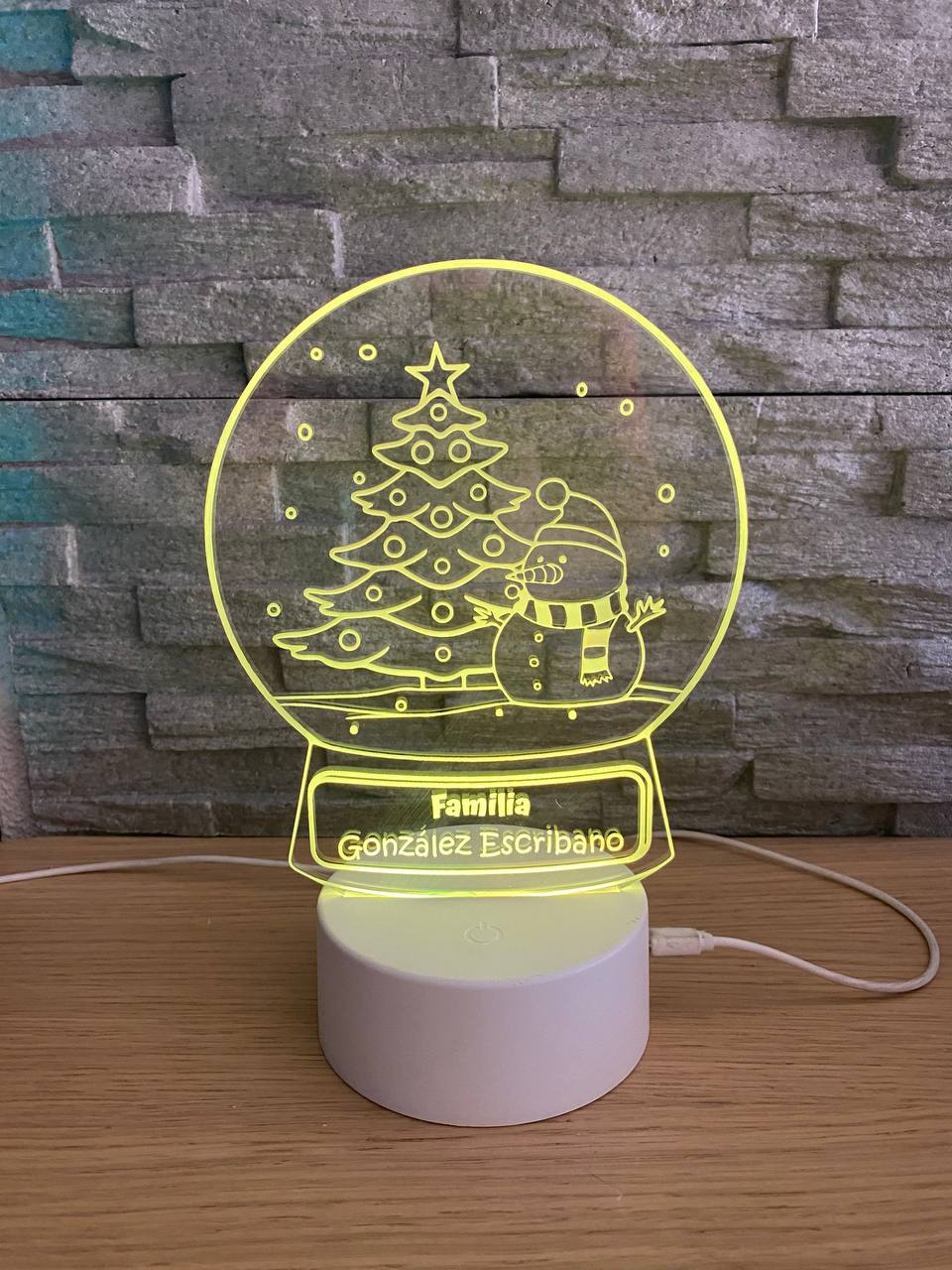Lampe boule de Noël – vue 2